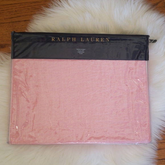 Ralph Lauren Home Meadow Lane Britt Linen Throw - Picture 3 of 8